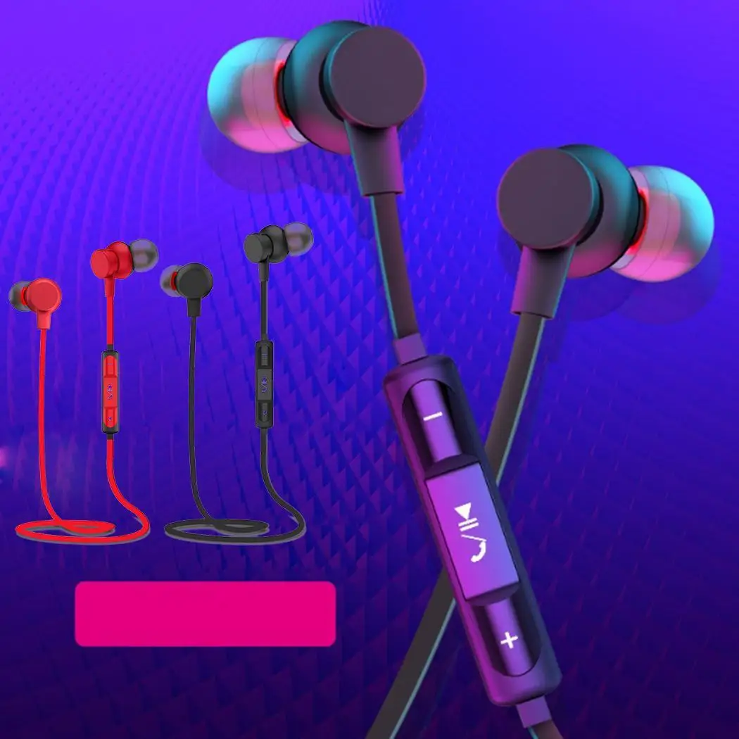 Беспроводные наушники спортивные вкладыши стерео Шейная полоса около 24 часов USB