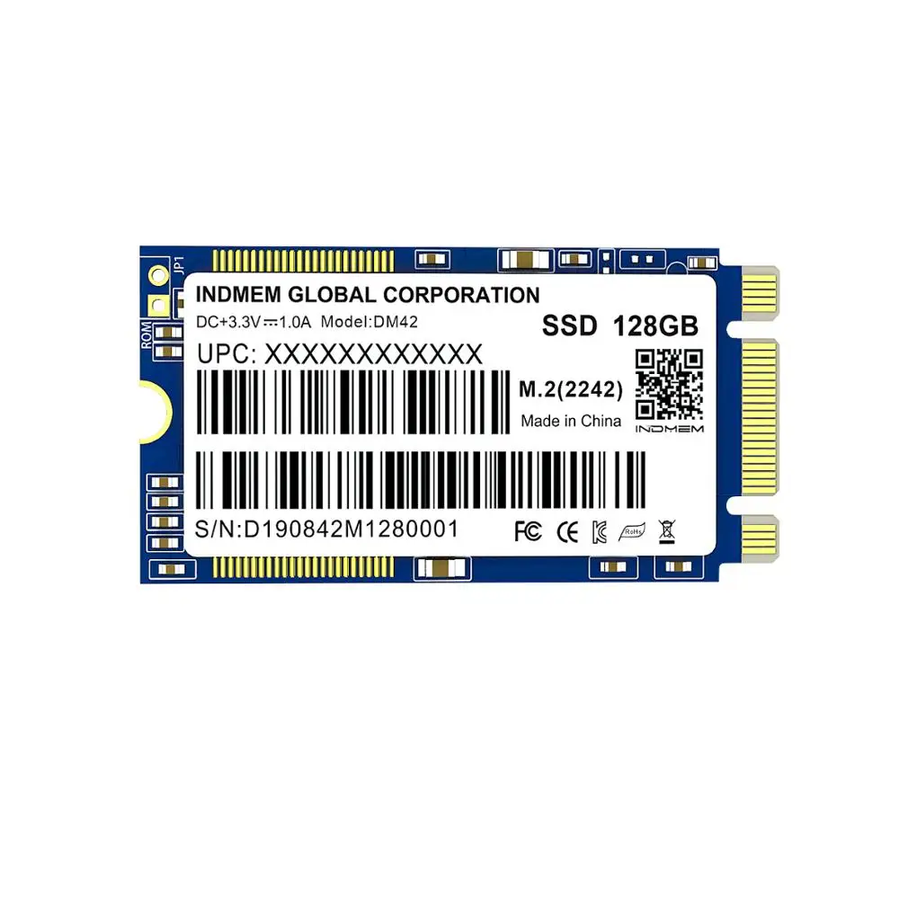 Внутренний твердотельный накопитель INDMEM M.2 2242 SSD 256 ГБ/128 ГБ/64 Гб MLC M2 Sata HD 120 ГБ 240