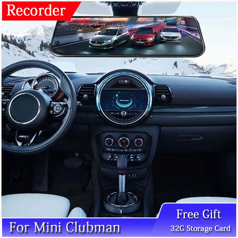 Резервная камера для мини-зеркала Clubman HD 1296P видеорегистратор с передним и задним