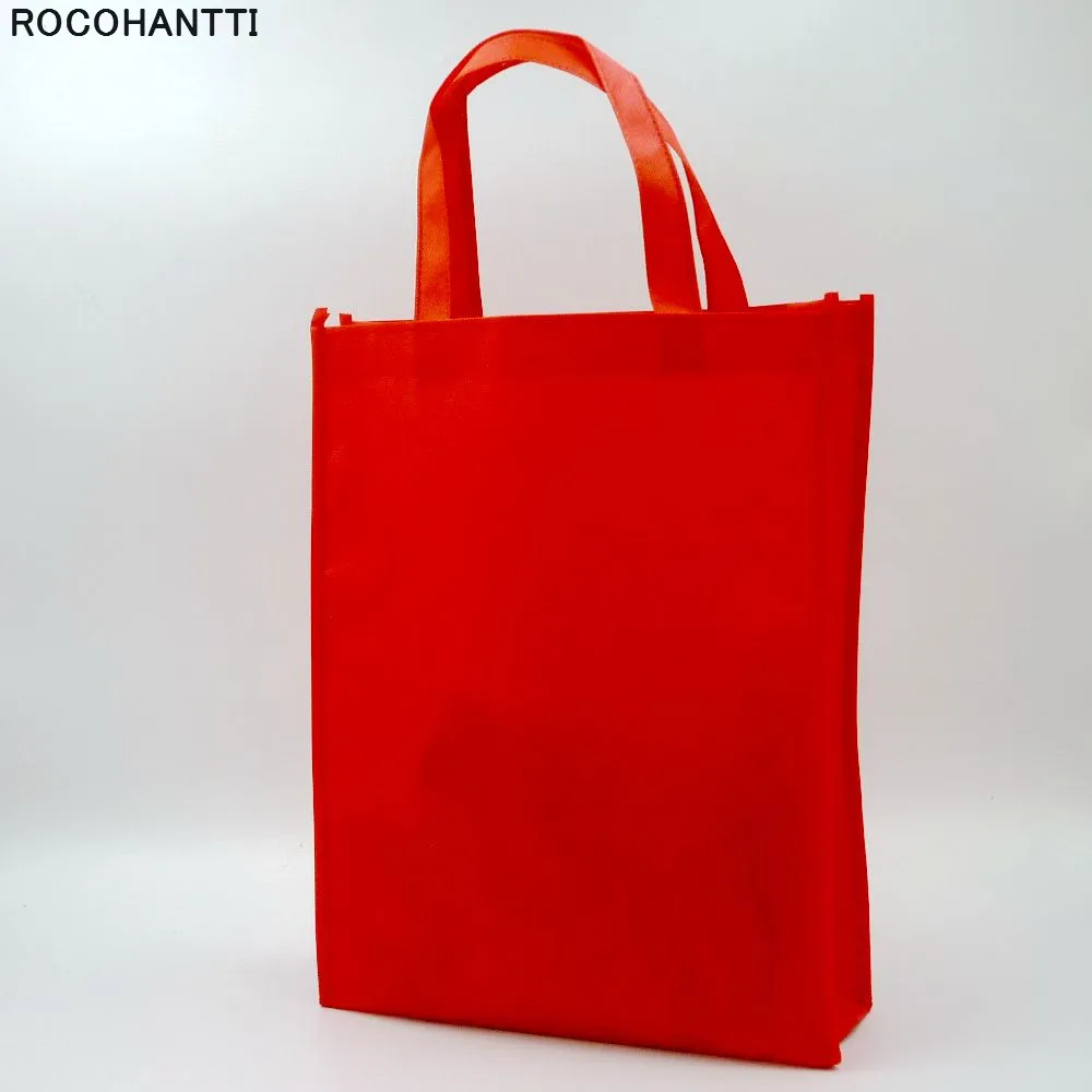 50x экологичная Упаковка бумажник Стиль складной Non сплетенная хозяйственная