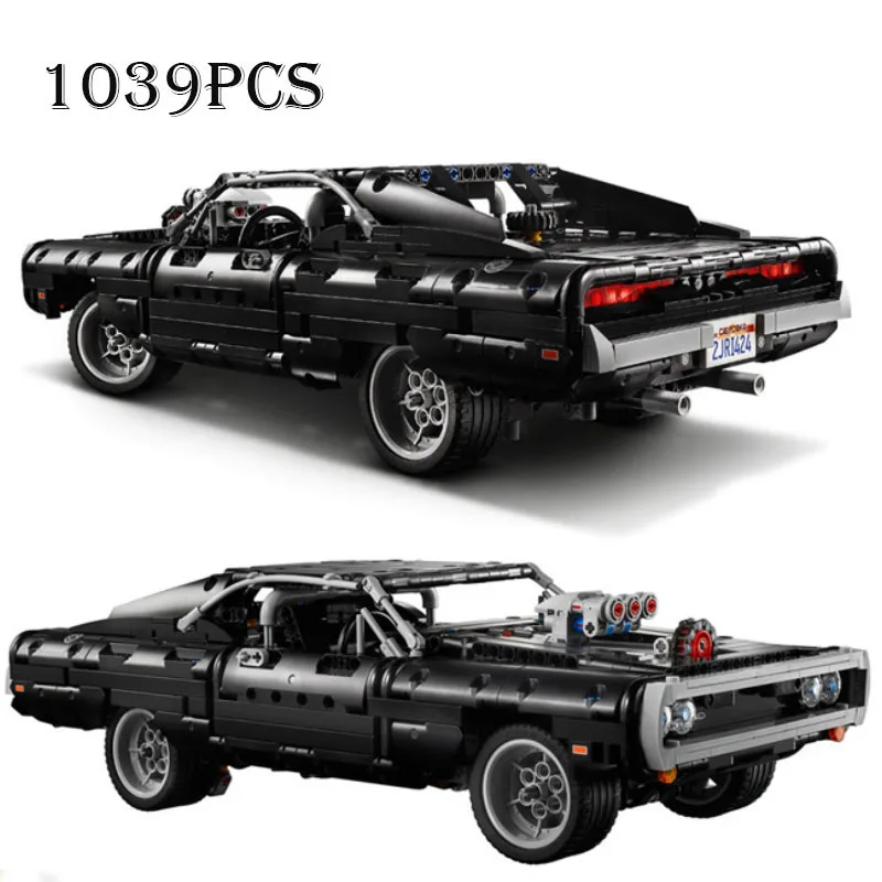 

New Technology Series 1039pcs Super Muscle Sports Car Building Block Set Building Block Model Toys Gifts for Boys and Children