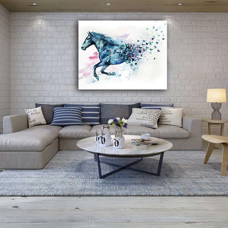 Сделай Сам картинки для раскраски по номерам с лошадью Картина Рисунок Живопись