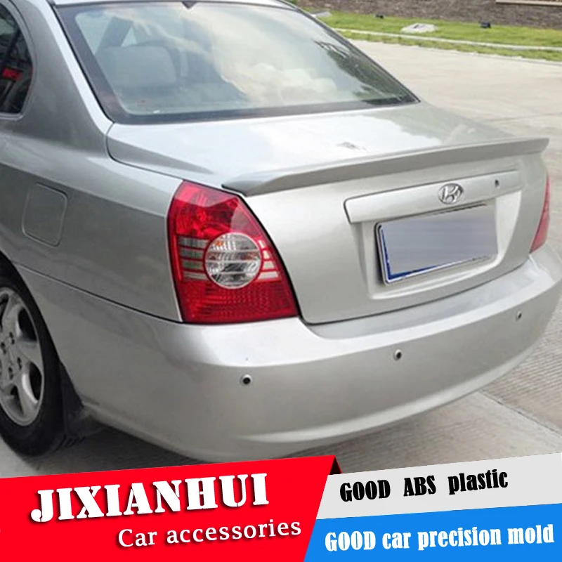 Спойлер для Hyundai Elantra 2003 2007 спойлер HBYW из АБС пластика цветное заднее крыло