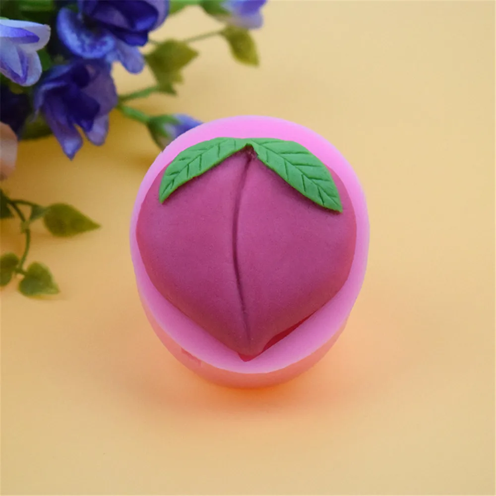 Ручной работы фруктовый персик силиконовое мыло ремесло форма для изготовления