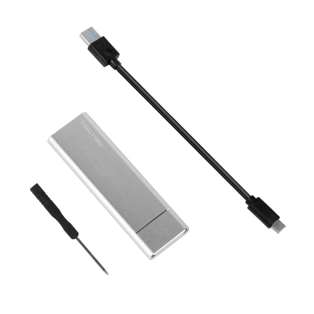 Конвертер USB3.1 Type C на M.2 SSD адаптер внешний корпус из алюминиевого сплава