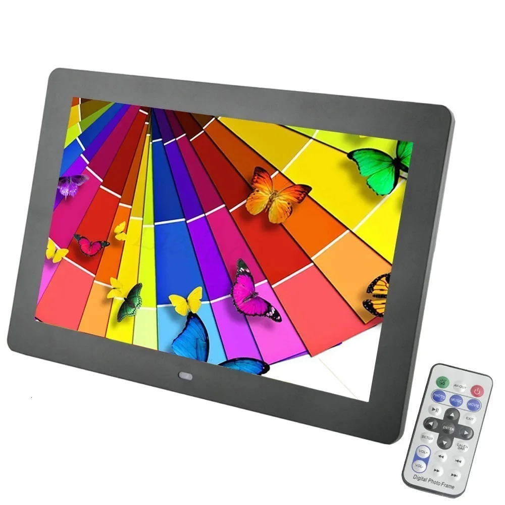 10 дюймов TFT Экран светодиодный Подсветка HD 1024*600 цифровая фоторамка электронный альбом для фотографий музыки MP3 MP4 порта Retrato цифровой
