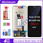 Оригинальный сенсорный ЖК-дисплей 6,5 дюйма для Xiaomi Redmi Note 10, цифровой преобразователь сенсорного экрана в сборе для Redmi Note10 5G M2103K19G