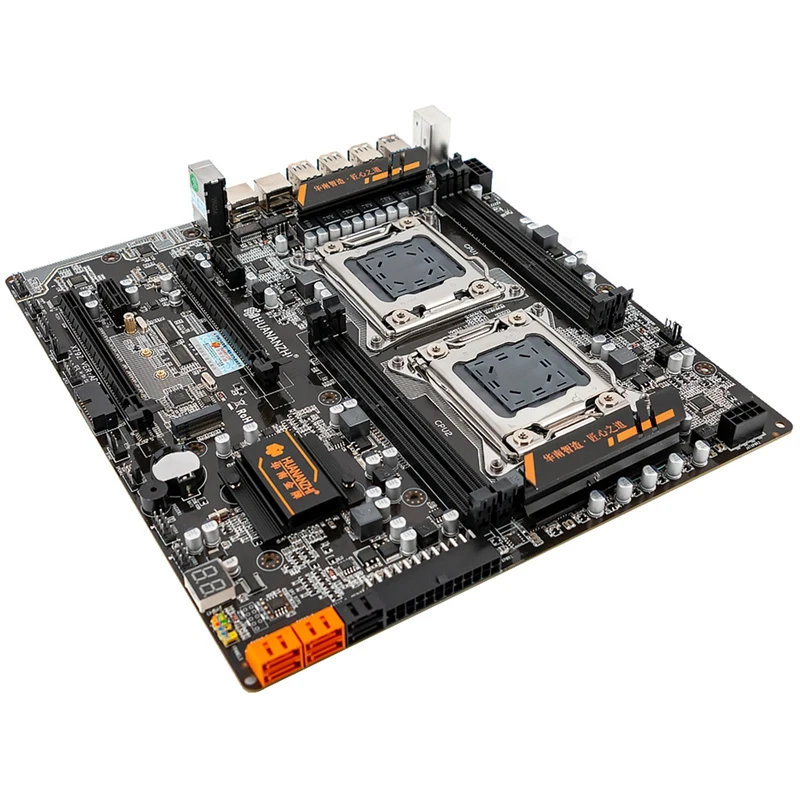 HUANANZHI X79-4D двойной Процессор материнская плата для Intel X79 LGA 2011 E5 2680V2 DDR3 1333/1600/1866 МГц