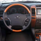 Оплетка на руль, чехол для Lexus GX 470 2004, кожа, оплетка на руль
