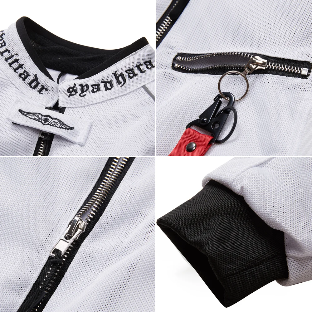 Мотоциклетная одежда для мужчин и женщин тонкая Воздухопроницаемая сетчатая в