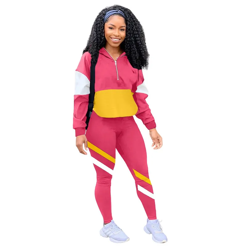 

Two Piece Set Women Winter Clothes Sweat Suits Matching Sets Joggers Tracksuit Leisure Sports Clothing Wholesale Dropshipping