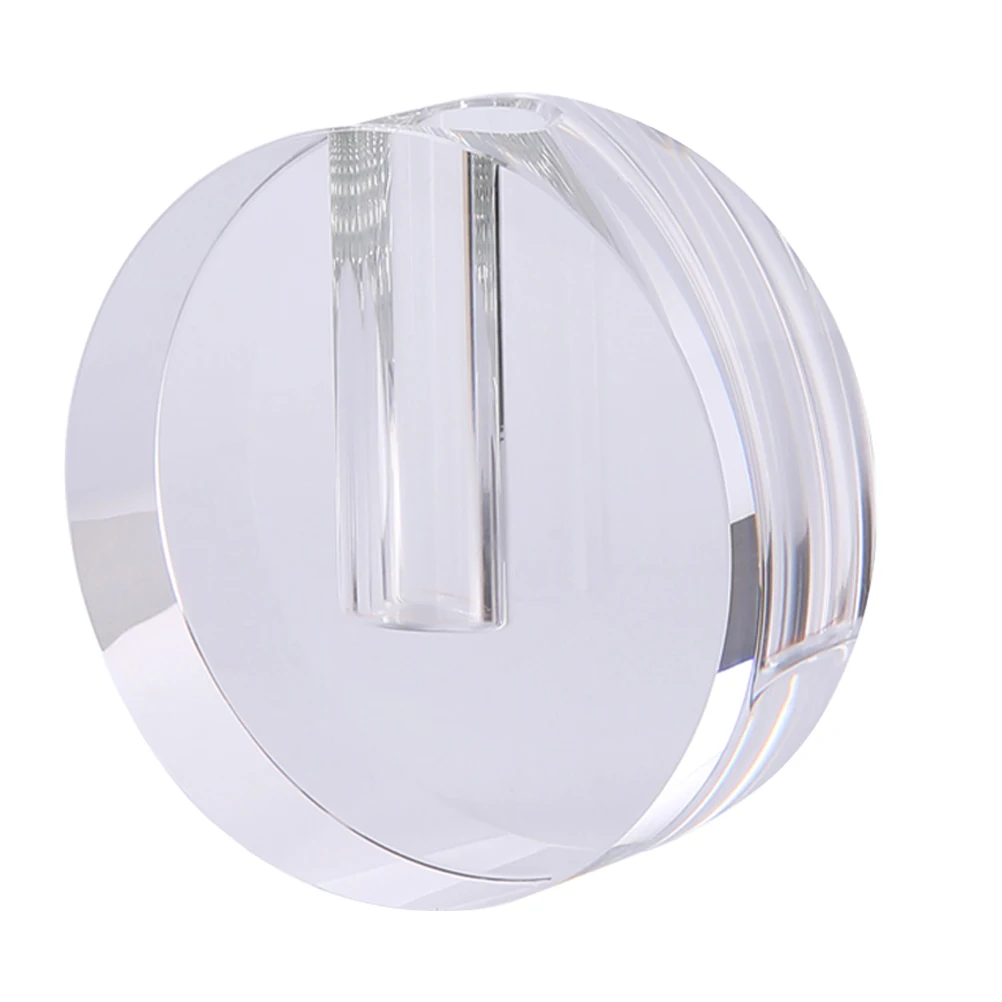 

1Pc Clear Crystal Flower Vase Creative Hydroponic Plants Vase Transparent