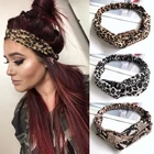 Повязка на голову Bnad в стиле бохо Женская, модная повязка на голову с узлом, с цветочным принтом, аксессуары для волос