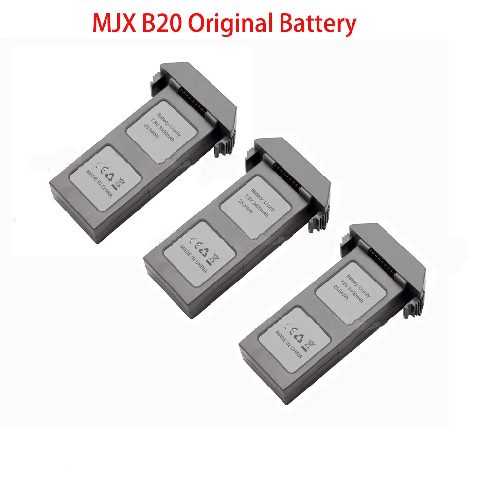 

Original 7.6v 3400mah Li-po Battery For MJX B20 GPS brushless Drone Battery Rc Drones Spare Parts