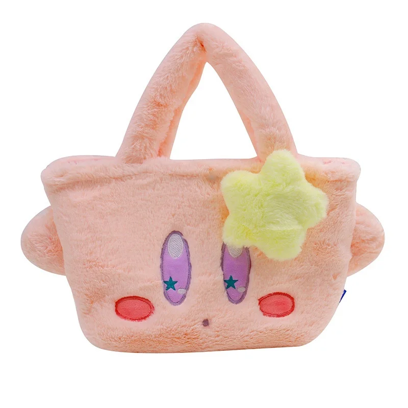 

25Cm Kirby Pink Plush Clutch Anime Figure Kawaii Cute Portable Small Bag Soft Animal Stuffed Toys Christmas Gifts for Kids