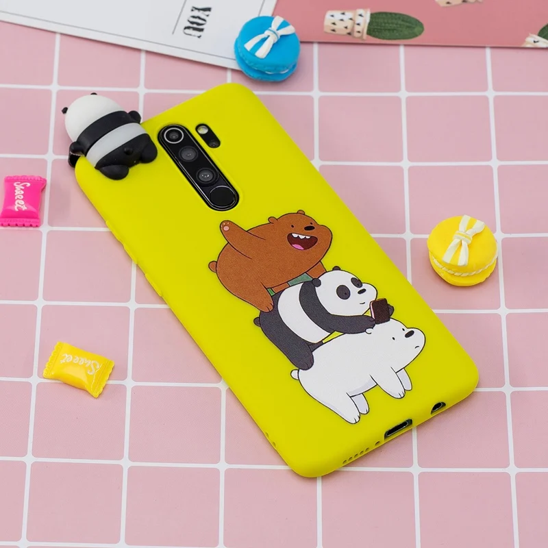 3D игрушки силиконовые для Xiaomi Redmi Note 8 чехол Redmi Note 8 Pro 8T 8A конфеты Мягкий мультфильм Redmi Note 8 чехол Redmi Note 8 Pro Чехол