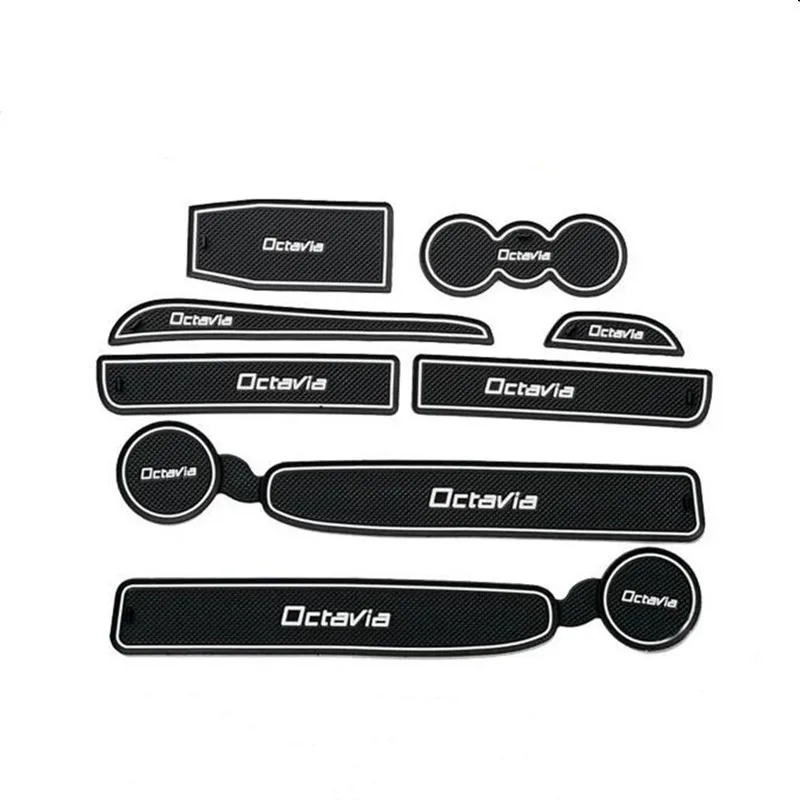 Противоскользящий коврик для автомобиля нескользящий дверных ворот Skoda octavia A5 2009