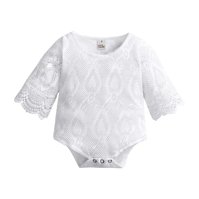 Детские ползунки для девочек комбинезоны новорожденных Одежда Весенний