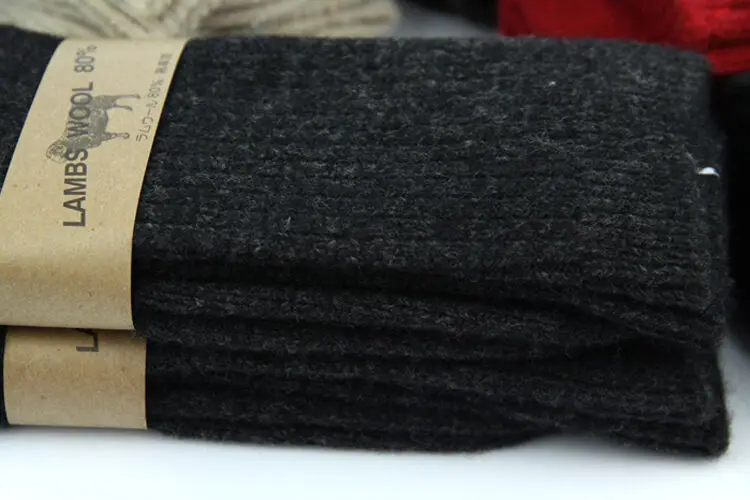 

1 Pairs Men Wool Cashmere Thick Warm Soft Solid Casual Sports Socks Winter