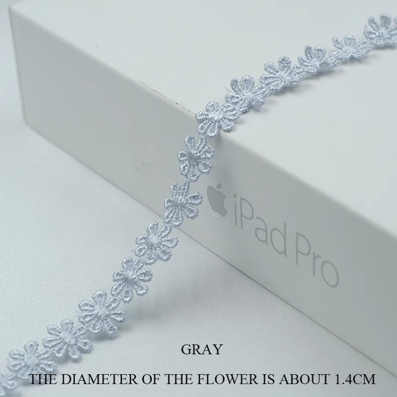 1 ярд вышивка кружевной ткани 4 см отделкой гипюровые ленты Набор для творчества