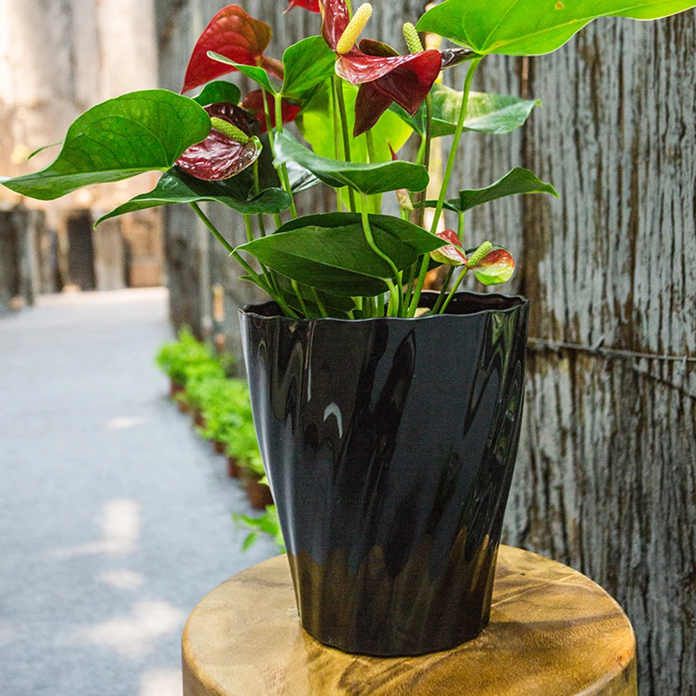 Волнистый цветочный горшок автоматический поглощающий полимерный для воды | Дом