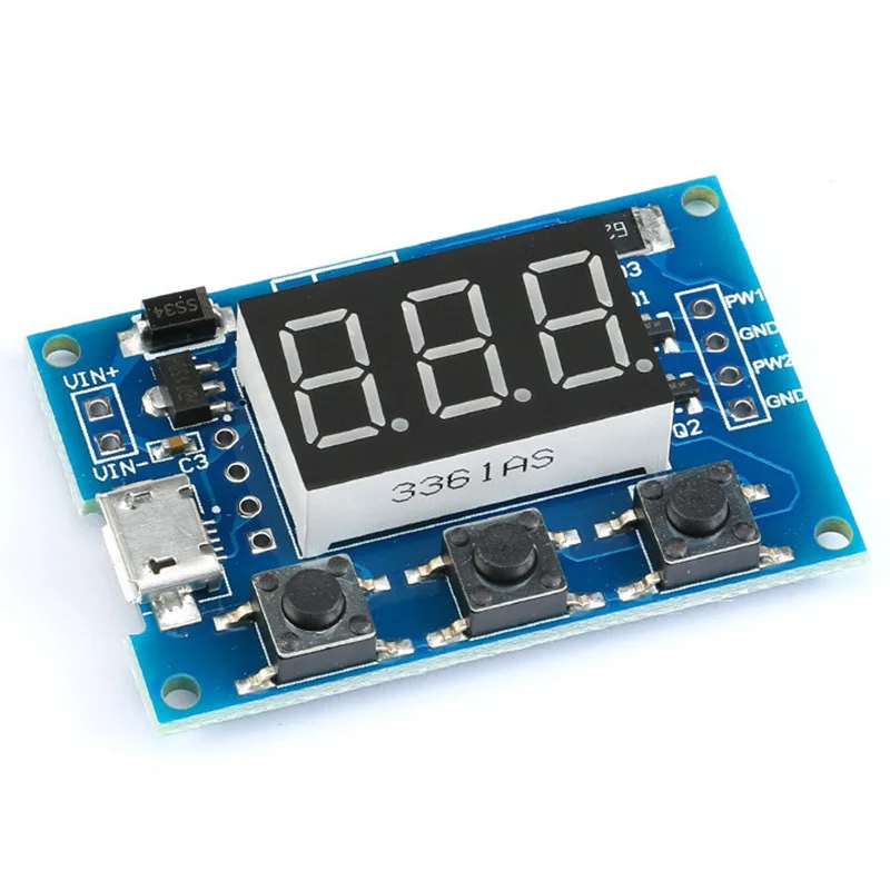 Микро USB DC5-30V мощный независимый генератор PWM двухсторонний цифровой