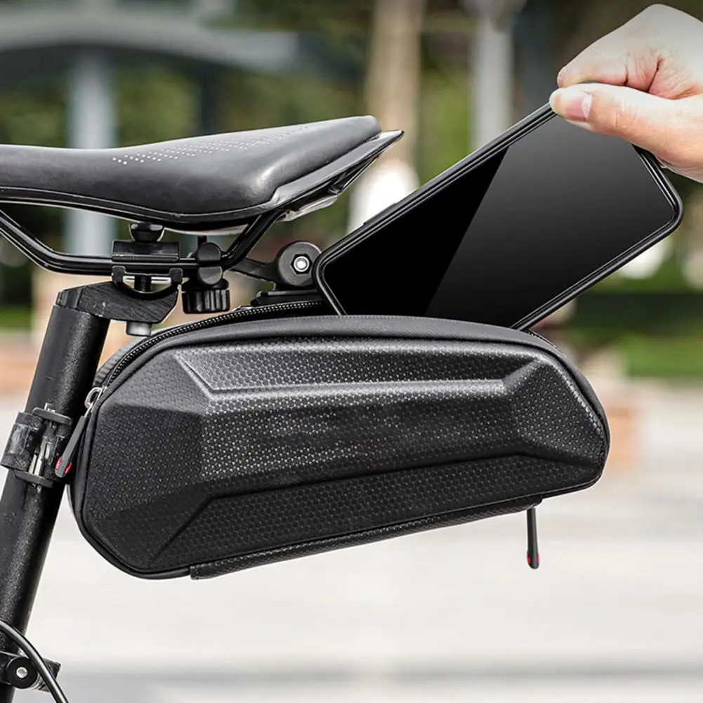 

Сумка для велоспорта, Жесткий Чехол, противоскользящая вместительная портативная, под седло, велосипедные аксессуары