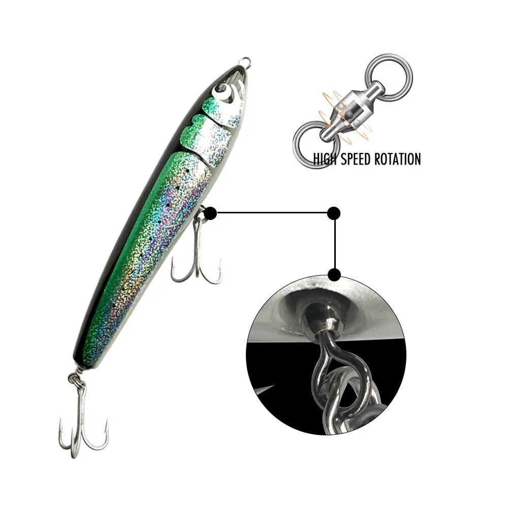 Тройные Крючки AS StickBaits VMC 140 г приманка для троллинга тунца ручная работа