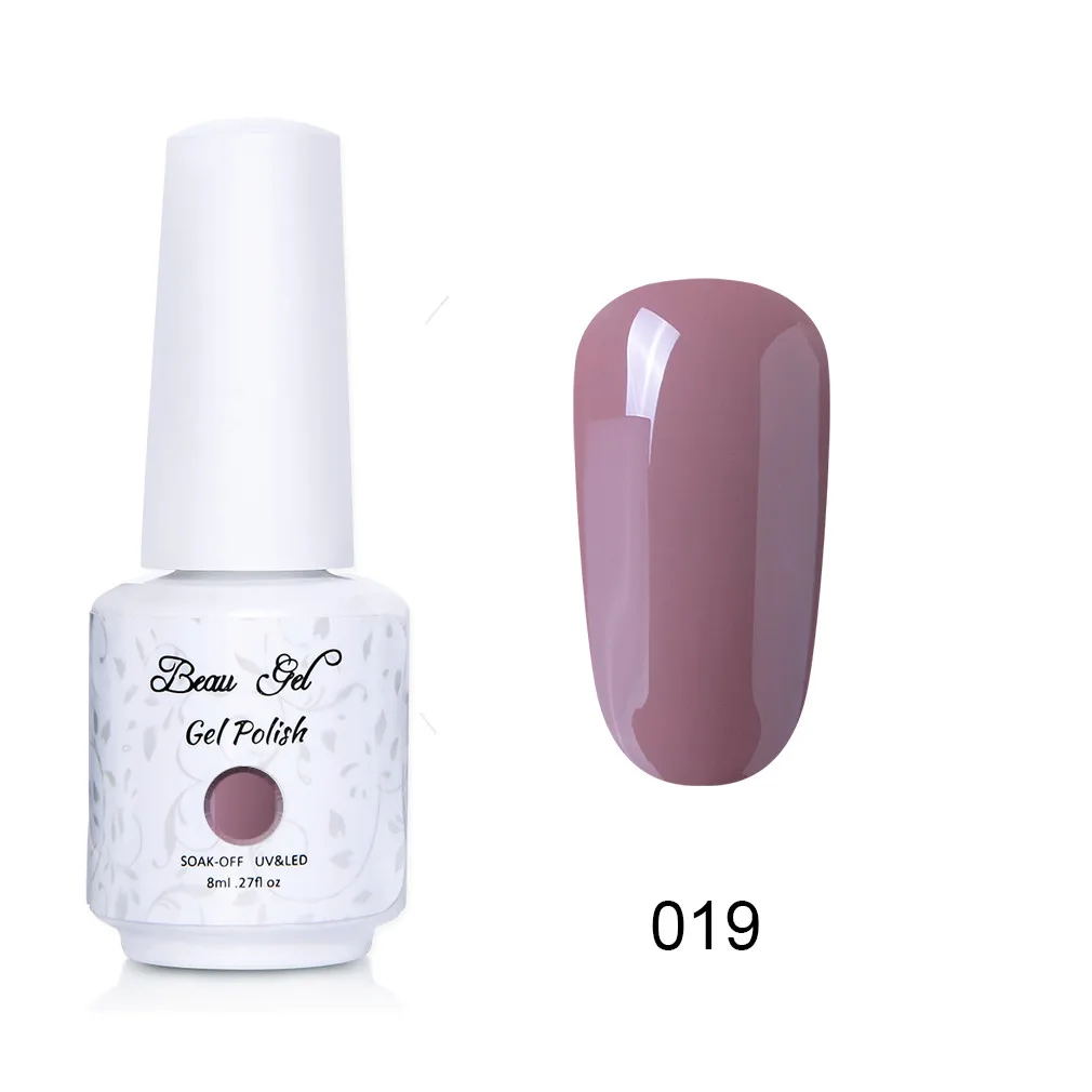 NU019 Beau гель 8 мл флуоресцентный неоновый Гель-лак для ногтей Vernis полуперманентный УФ-Гель-лак впитывающий Гель-лак для ногтей - Цвет: NU019