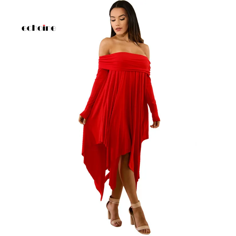 Женское сексуальное платье без бретелек с вырезом лодочкой открытыми плечами