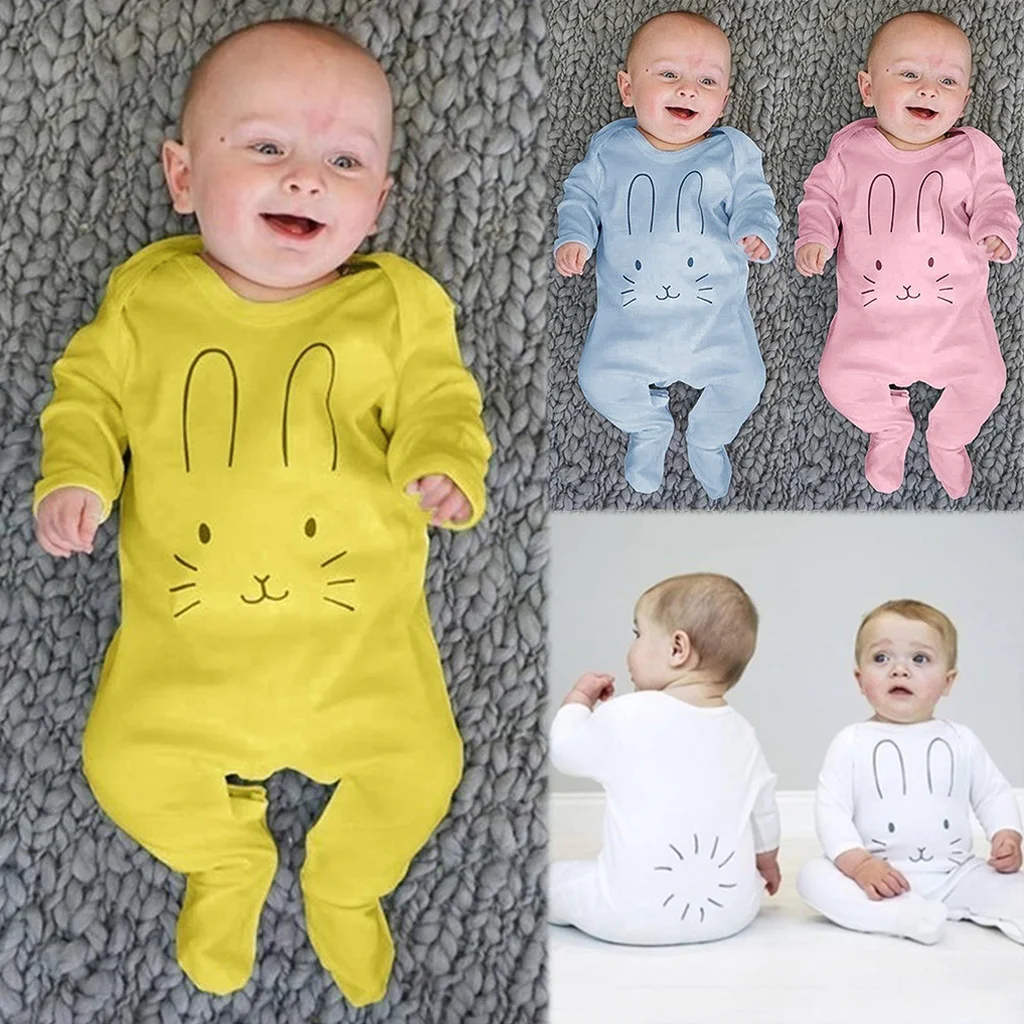 Детский зимний комбинезон для новорожденного малыша с длинным рукавом и