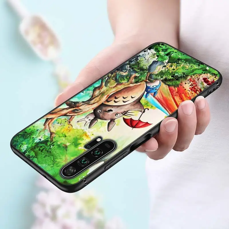 Черный силиконовый чехол аниме Тоторо, гибли для huawei Honor 10i 9X8X20 10 9 Lite 8 8A 7A 7C Pro Lite чехол для телефона - Цвет: Style 03