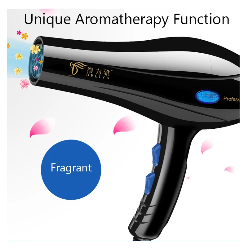 Профессиональный фен для волос 2200 Вт анион синий светильник с ароматом салона
