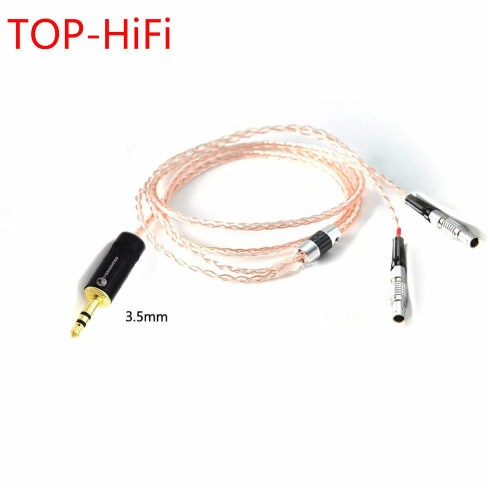 Кабель для наушников TOP-HiFi 2 5/3 5/4 4/6 35 мм/4 контакта XLR ручной работы 8 ядер