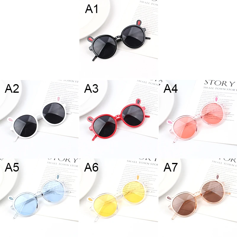 

Children Eyeglasses Baby Boys Girls Rabbit Ears Sun Glasses Kids Sunglasses