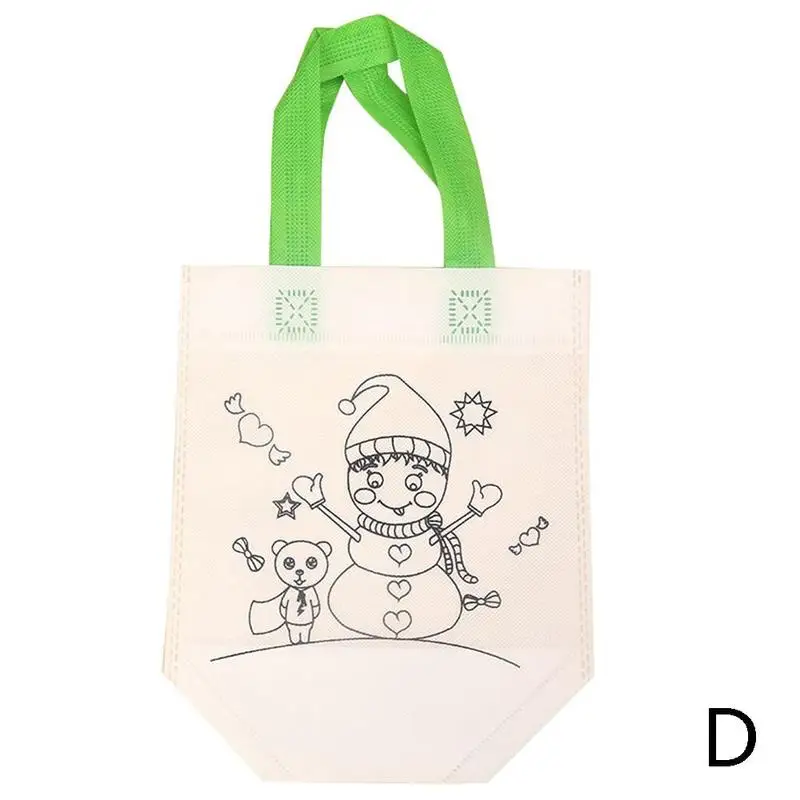 D DIY Painting Drawing Bag Environmental Protection Materials Various Design Bag For Develop Child Kindergarten Patience - Цвет: D