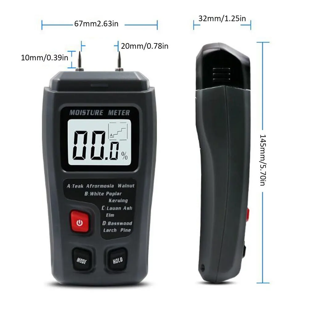 

Wood Moisture Tester Moisture Meter Wooden Floor Carton Moisture Measurement Moisture Meter Moisture Meter