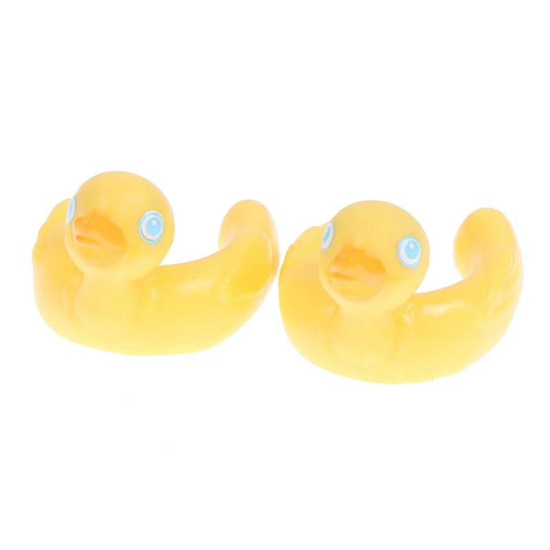 

1 Pcs Lifebuoy Swimming Ring Cute Duck Pattern Accessories For Doll Kids Toy Summer Beach Bathing Buoy Dollhouse