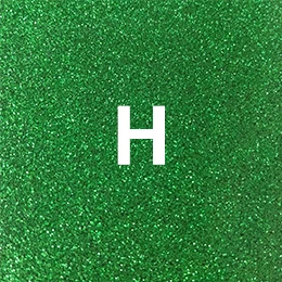 green 1 лист 25 см x 25 см(1" x 10") Блестящий винил для теплопередачи - Цвет: green