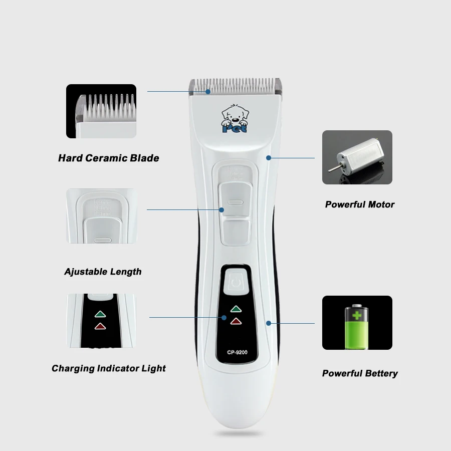 Машинка для стрижки домашних питомцев CP9200 профессиональный электрический