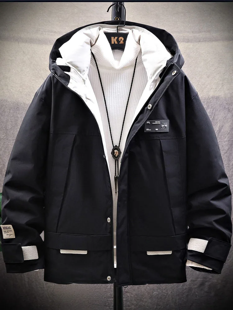 Мужской теплый Тренч с подкладкой на молнии винтажная зимняя новая уличная