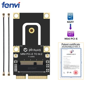 Адаптер M.2 NGFFMini PCI-E (PCIe + USB) для M.2 Wifi Bluetooth плата Wireless Wlan Card Intel AX200 9260 8265 8260 для ноутбука