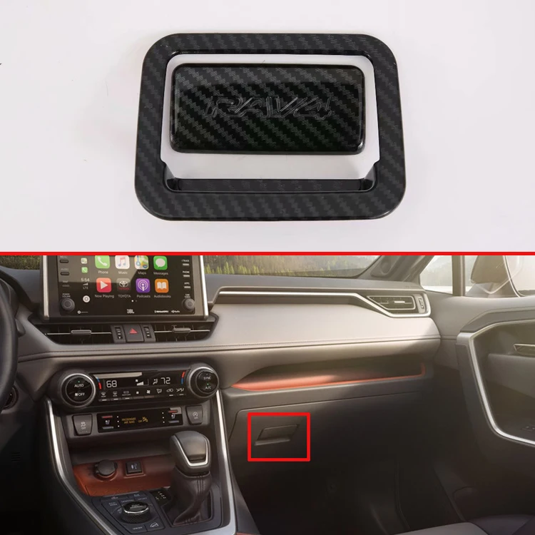 

Внутренняя отделка для хранения для TOYOTA Rav4 (XA50) 2019 2020 из углеродного волокна