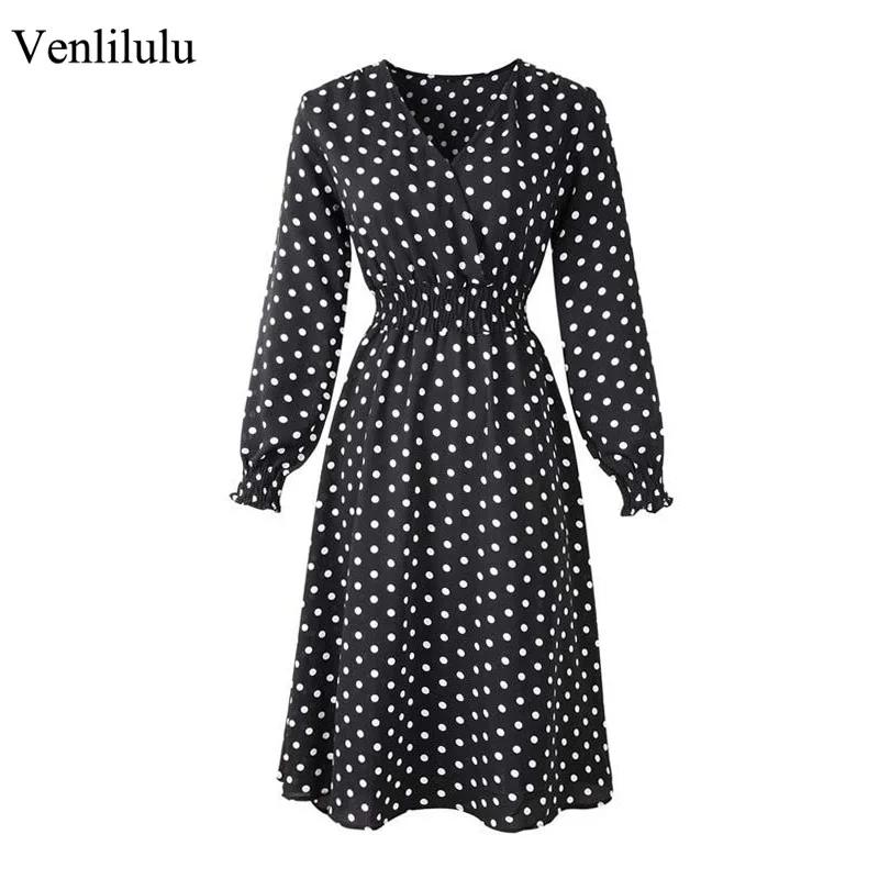 

Весна миди вечерние платье для женщин с длинным рукавом шифоновое платье с цветочным рисунком с круглым вырезом женское богемное платье же...