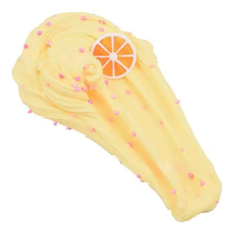 

4Pcs Lemon Slime Fruit Slime Pineapple Slime Non-Sticky Slime Stress Relief Toy