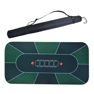 180*90 см Техасский Холдем покерный коврик замшевая резиновая скатерть настольная цифровая печать казино покер настольная игра с сумкой для переноски