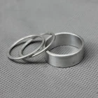 1 шт. Алюминий Сплав серебра прочный 24 мм до 22 мм BBНижний кронштейн адаптер для конвертер велосипед аксессуары для велосипеда