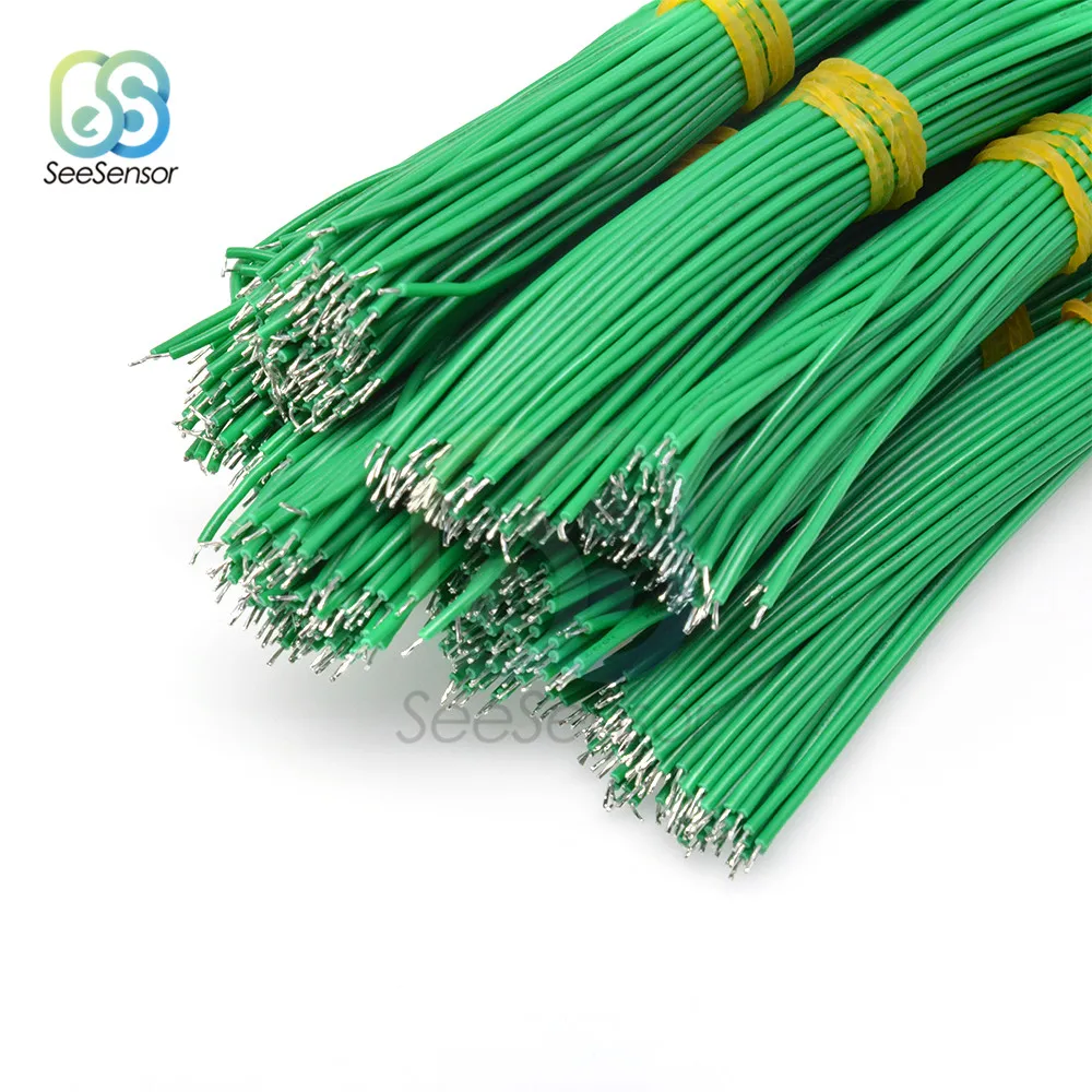 100 шт./лот 24AWG 15 см Оловянная макетная плата PCB припой кабель Fly Jumper провод жестяные