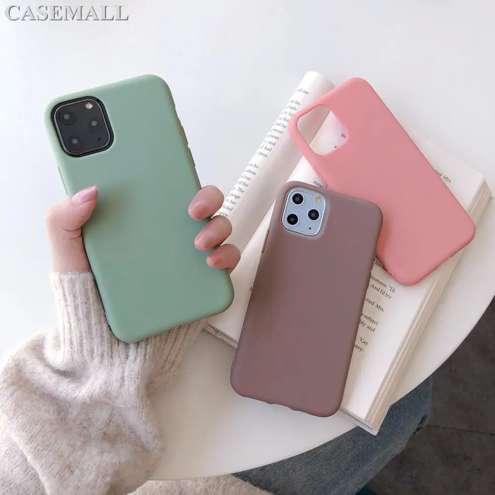 Мягкий силиконовый из ТПУ чехлы для iPhone 11 Pro Max противоударный разных цветов