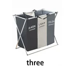 Складная корзина для белья, органайзер для грязного белья, большие водонепроницаемые сумки для разделения грязного белья